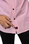CAMISA FORMAL SLIM FIT MANGA CORTA MÚNICH HOMBRE #Color_Blanco / Rojo