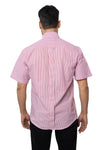 CAMISA FORMAL SLIM FIT MANGA CORTA MÚNICH HOMBRE #Color_Blanco / Rojo