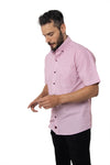 CAMISA FORMAL SLIM FIT MANGA CORTA MÚNICH HOMBRE #Color_Blanco / Rojo