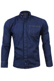 CAMISOLA INDUSTRIAL 12 OZ CON 2 BORDADOS Y CINTAS REFLEJANTES EN MANGAS