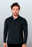 PLAYERA POLO SUSTENTABLE BILBAO HOMBRE MANGA LARGA