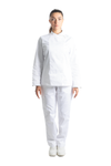 FILIPINA DE CHEF DAMA BEIRUT MANGA 3/4 #Color_Blanco - Gris