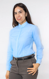 CAMISA BÁSICA MANGA CORTA MONCLOVA MUJER