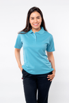 PLAYERA POLO CARACAS DAMA #Color_Azul Celeste