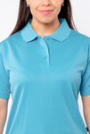 PLAYERA POLO CARACAS DAMA #Color_Azul Celeste