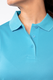 PLAYERA POLO CARACAS DAMA #Color_Azul Celeste