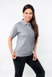 PLAYERA POLO CARACAS DAMA #Color_Gris