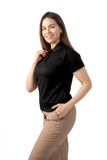 PLAYERA POLO CARACAS DAMA #Color_Negro