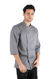 FILIPINA DE CHEF HOMBRE ZÚRICH MANGA 3/4
#Color_Gris