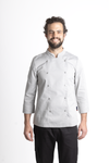 FILIPINA DE CHEF HOMBRE MANILA MANGA 3/4 #Color_Gris