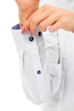 CAMISA FORMAL SLIM FIT MANGA CORTA BIRMINGHAM MUJER