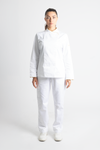 FILIPINA DE CHEF DAMA BEIRUT MANGA 3/4 #Color_Blanco - Dorado