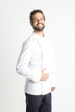 FILIPINA DE CHEF HOMBRE BEIRUT MANGA 3/4 #Color_Blanco - Dorado
