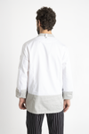 FILIPINA DE CHEF LONDRES MANGA 3/4 CABALLERO #Color_Blanco - Gris