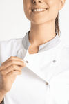 FILIPINA DE CHEF DAMA LONDRES MANGA 3/4 #Color_Gris
