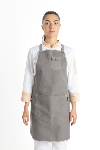 MANDIL SORRENTO PETO UNISEX #Color_Gris
 