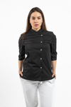 FILIPINA DE CHEF DAMA ZÚRICH MANGA 3/4 #Color_Negro
