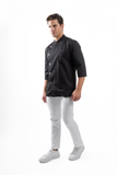 FILIPINA DE CHEF HOMBRE ZÚRICH MANGA 3/4
#Color_Negro