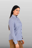 CAMISA FORMAL SLIM FIT MANGA LARGA MÚNICH MUJER