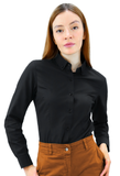 CAMISA BÁSICA MANGA CORTA MONCLOVA MUJER