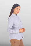 CAMISA FORMAL SLIM FIT MANGA LARGA MÚNICH MUJER