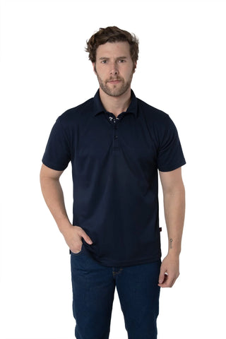 PLAYERA TIPO POLO DRY FIT PAMPLONA HOMBRE MANGA LARGA
