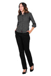 BLUSA CASUAL SLIM FIT MANGA LARGA HAMBURGO