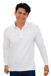 PLAYERA TIPO POLO MANGA LARGA ROMA UNISEX