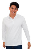 PLAYERA TIPO POLO MANGA LARGA ROMA UNISEX