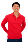 PLAYERA TIPO POLO MANGA LARGA ROMA UNISEX