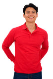 PLAYERA TIPO POLO MANGA LARGA ROMA UNISEX