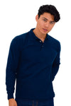 PLAYERA TIPO POLO MANGA LARGA ROMA UNISEX