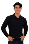 PLAYERA TIPO POLO MANGA LARGA ROMA UNISEX