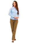 CAMISA FORMAL SLIM FIT MANGA LARGA MÚNICH MUJER
