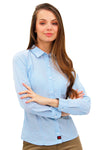CAMISA FORMAL SLIM FIT MANGA LARGA MÚNICH MUJER