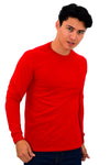 PLAYERA CUELLO REDONDO MANGA LARGA OLIMPIA UNISEX