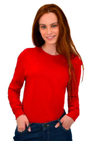 PLAYERA CUELLO REDONDO MANGA LARGA OLIMPIA UNISEX