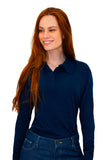 PLAYERA TIPO POLO MANGA LARGA ROMA UNISEX