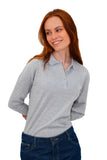 PLAYERA TIPO POLO MANGA LARGA ROMA UNISEX