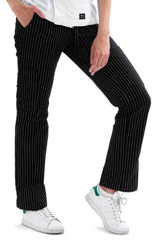 PANTALÓN CHEF RAYAS SEÚL MUJER