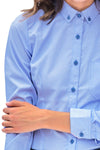 BLUSA FORMAL SLIM FIT MANGA LARGA GINEBRA