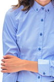 BLUSA FORMAL SLIM FIT MANGA LARGA GINEBRA