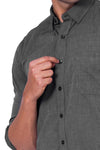 CAMISA CASUAL SLIM FIT MANGA LARGA HAMBURGO