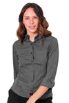 BLUSA CASUAL SLIM FIT MANGA LARGA HAMBURGO